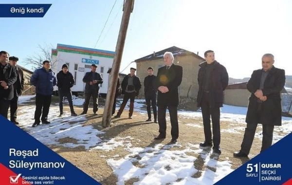 Рашад Сулейманов провел очередную встречу с избирателями - ФОТО