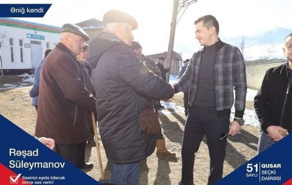 Рашад Сулейманов провел очередную встречу с избирателями - ФОТО