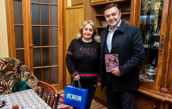 Elnur Allahverdiyev Qarabağ qazilərinin qonağı oldu - FOTO