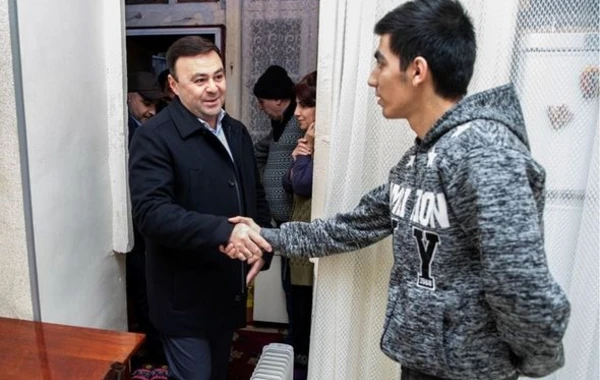 Elnur Allahverdiyev Qarabağ qazilərinin qonağı oldu - FOTO