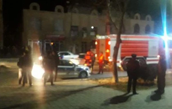 Gəncədə institut binasında yanğın olub