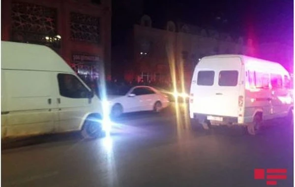 Пожар в здании института в Гяндже - ФОТО