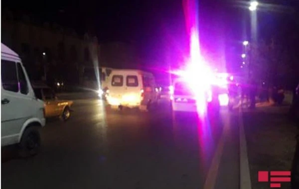 Пожар в здании института в Гяндже - ФОТО