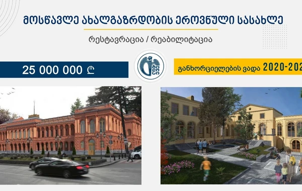 AXC-nin elan edildiyi bina bərpadan sonra belə olacaq - FOTO