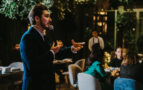 Bakı Martell Konyak evindən şam yeməyi - FOTO