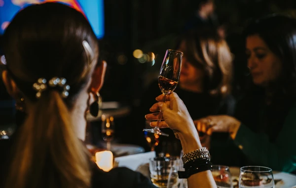Bakı Martell Konyak evindən şam yeməyi - FOTO