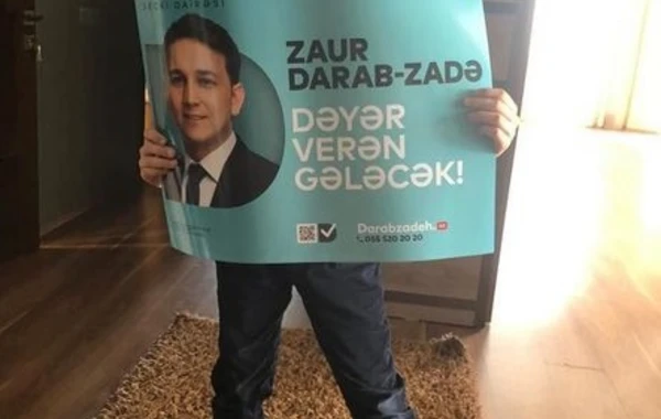 Uşaqlar Zaur Darabzadənin vasitəsi ilə böyükləri seçkilərdə aktiv olmağa çağırdı - FOTO