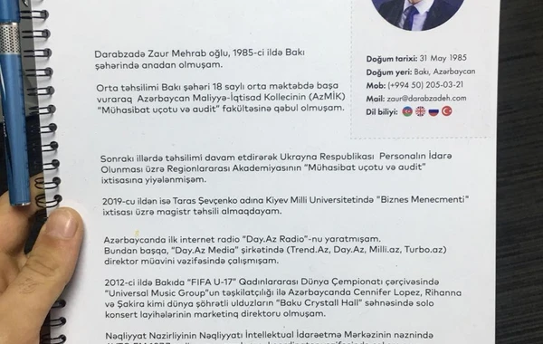 Выборы 2020: Что обещает избирателям кандидат Заур Дарабзаде - ФОТО/ВИДЕО