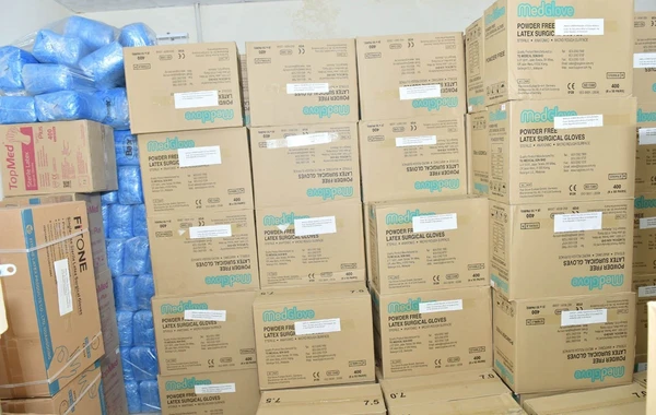 Sumqayıtdan Çinə humanitar yardım göndərildi - FOTO