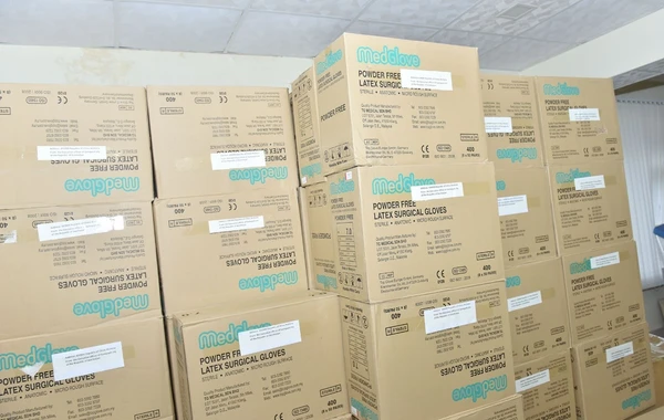 Sumqayıtdan Çinə humanitar yardım göndərildi - FOTO