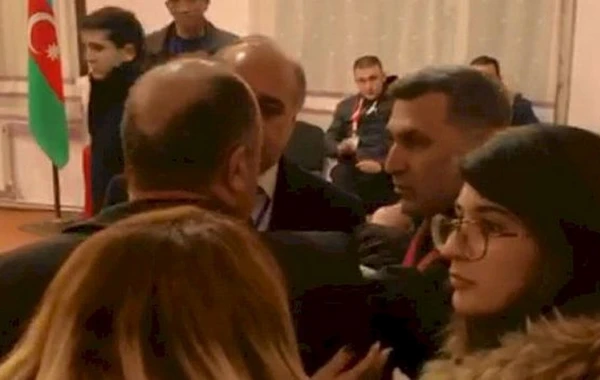 Keçmiş deputat seçki məntəqəsində dava saldı - VİDEO