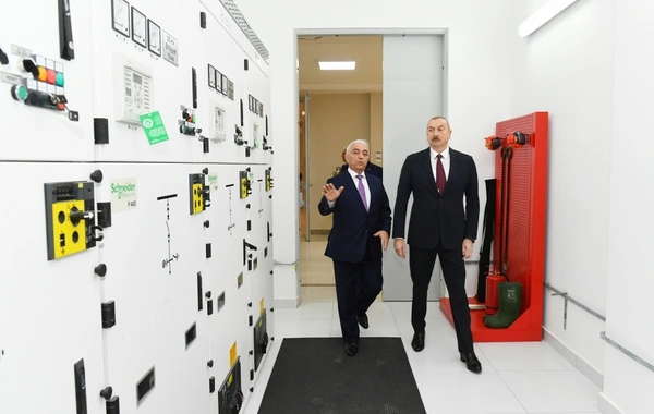 İlham Əliyev “Dübəndi” yarımstansiyasının açılışında - FOTO