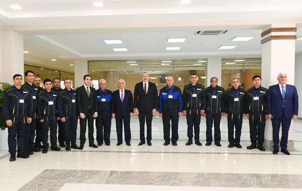İlham Əliyev “Dübəndi” yarımstansiyasının açılışında - FOTO