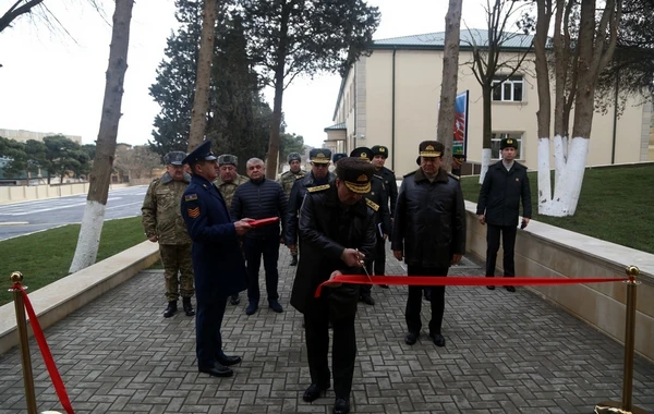 Hərbi Hava Qüvvələrinin yeni obyektlərinin açılışı oldu - FOTO