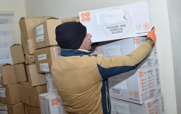 Azərbaycan koronavirusa görə Çinə növbəti yardım göndərdi - FOTO