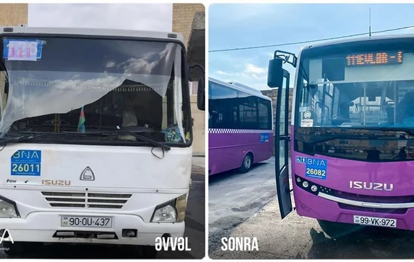 На еще одном маршруте в Баку появятся новые автобусы - ФОТО