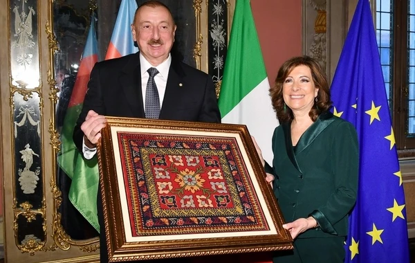 İlham Əliyev İtaliya Senatının Sədri ilə görüşüb - FOTO
