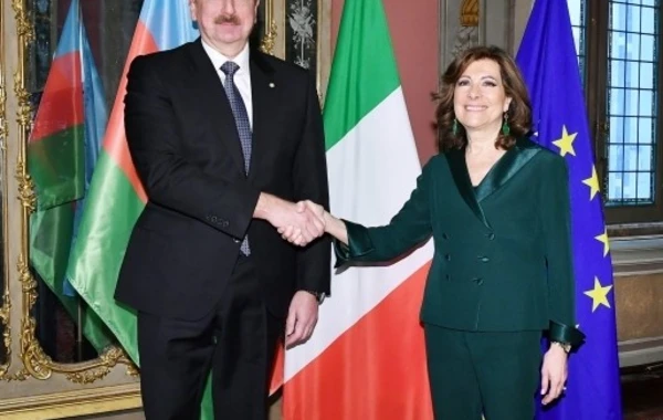 İlham Əliyev İtaliya Senatının Sədri ilə görüşüb - FOTO