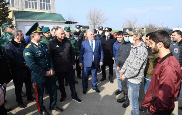 В Азербайджане руководство ряда ведомств отправилось на границу с Ираном – ФОТО