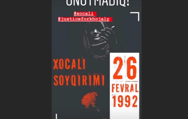 Məşhurların Xocalı paylaşımları - FOTO