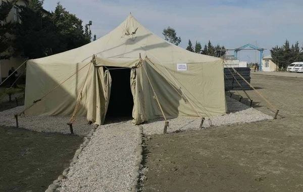 İranla sərhəddə daha bir səyyar hospital - VİDEO/FOTO