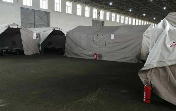 İranla sərhəddə daha bir səyyar hospital - VİDEO/FOTO