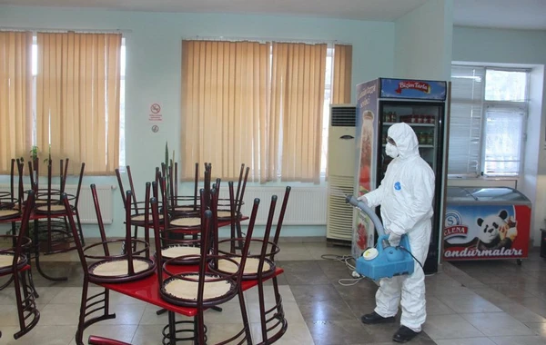 Bakı metrosu koronavirusa görə dezinfeksiya olunur - FOTO