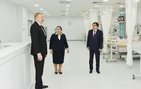 Qazax Rayon Mərkəzi Xəstəxanası istifadəyə verilib - FOTO