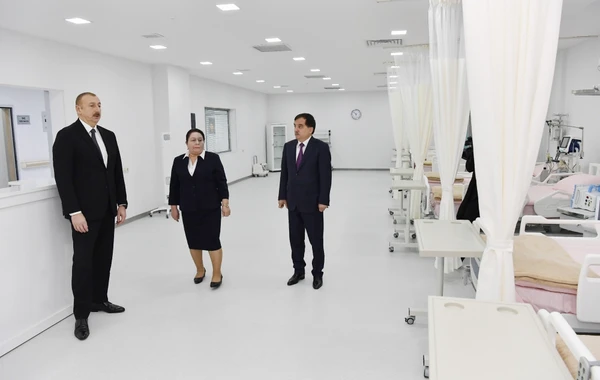 Qazax Rayon Mərkəzi Xəstəxanası istifadəyə verilib - FOTO