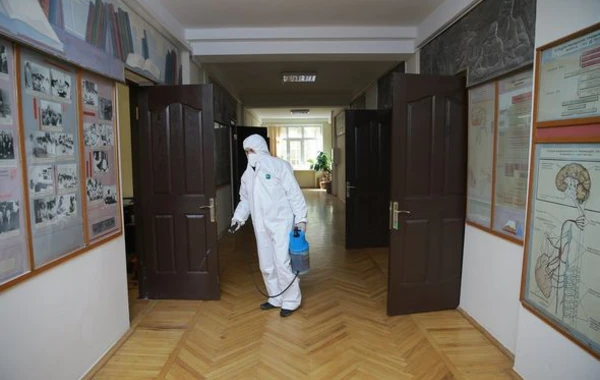 В Азербайджанском медуниверситете проведена дизенфекция - ФОТО