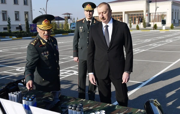 Prezident Daxili Qoşunların “N” saylı hərbi hissəsinin açılışında iştirak edib - FOTO