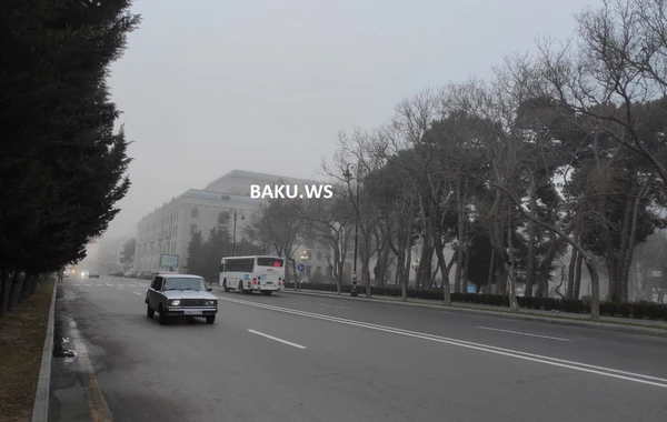 Bakını duman bürüdü - VİDEO