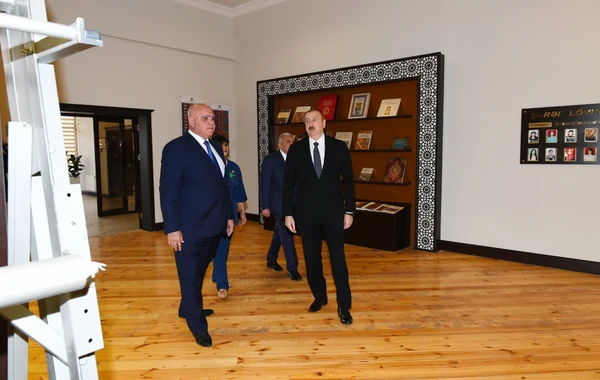 İlham Əliyev “Azərxalça” ASC-nin Tovuz filialının fəaliyyəti ilə tanış olub - FOTO