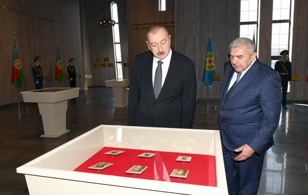 Prezident Tovuzda Dövlət Rəmzləri Muzeyinin açılışında iştirak edib - FOTO