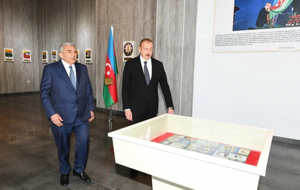 Prezident Tovuzda Dövlət Rəmzləri Muzeyinin açılışında iştirak edib - FOTO