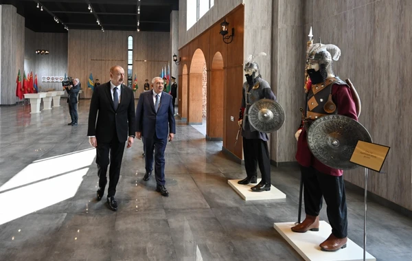 Prezident Tovuzda Dövlət Rəmzləri Muzeyinin açılışında iştirak edib - FOTO