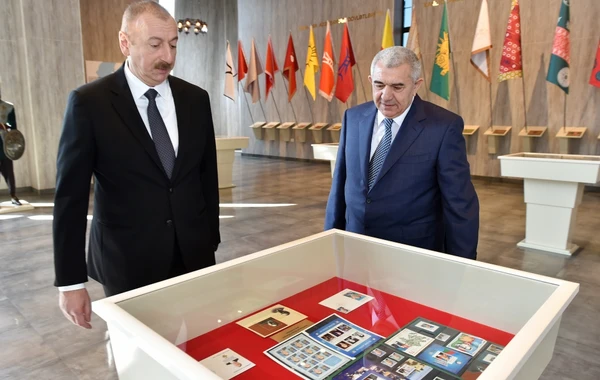 Prezident Tovuzda Dövlət Rəmzləri Muzeyinin açılışında iştirak edib - FOTO