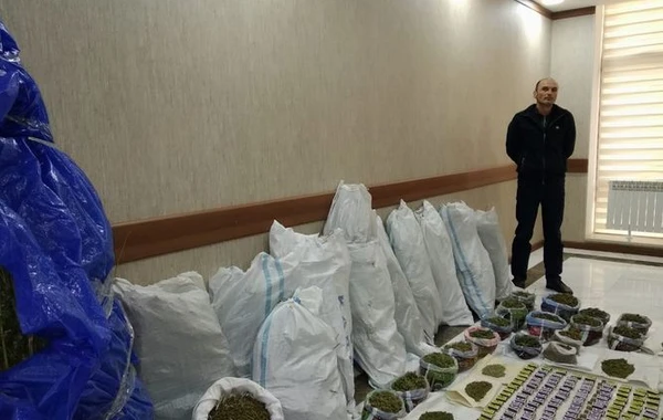 Keçmiş məhkumdan külli miqdarda narkotik götürülüb - FOTO
