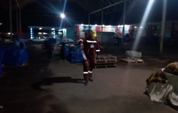 Bazarlarda dezinfeksiya işlərinə başlanıldı - FOTO