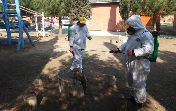 Uşaq evləri koronavirusa qarşı dezinfeksiya edilir - FOTO