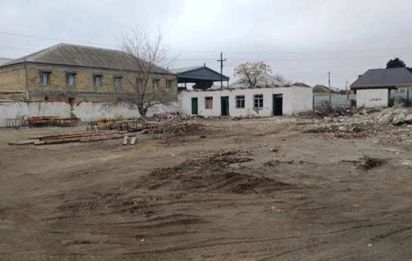 По поручению Мехрибан Алиевой в Геранбое строится новое здание школы - ФОТО