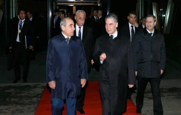 Türkmənistan Prezidentinin səfəri başa çatıb - FOTO