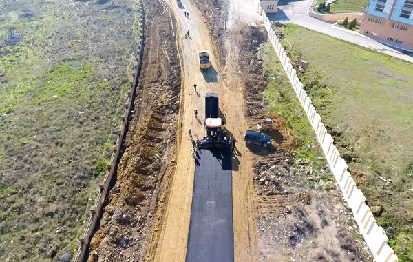 Bakıda yeni yol bağlantısı yaradılıb - FOTO