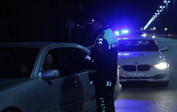 Gəncədə izolyasiya tədbirlərinə polis nəzarət edir - Foto
