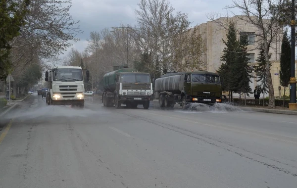 Yevlaxda koronavirus əleyhinə tədbirlər gücləndirildi - FOTO