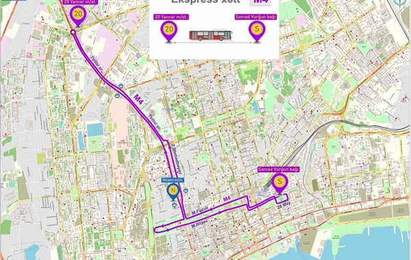 В Баку организуют еще 5 экспресс-маршрутов