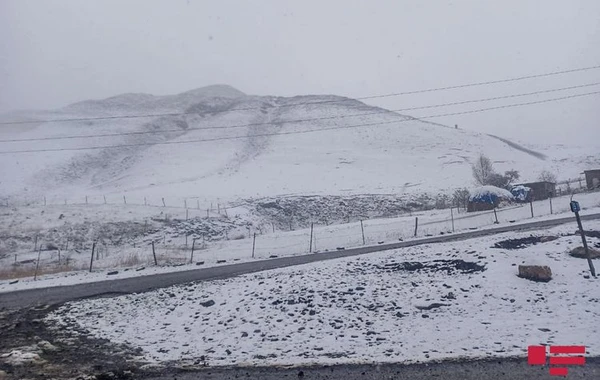 Azərbaycana qar yağıb - FOTO