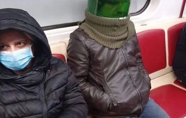 Koronavirusdan qorunmaq üçün görün nələrə əl atırlar - FOTO