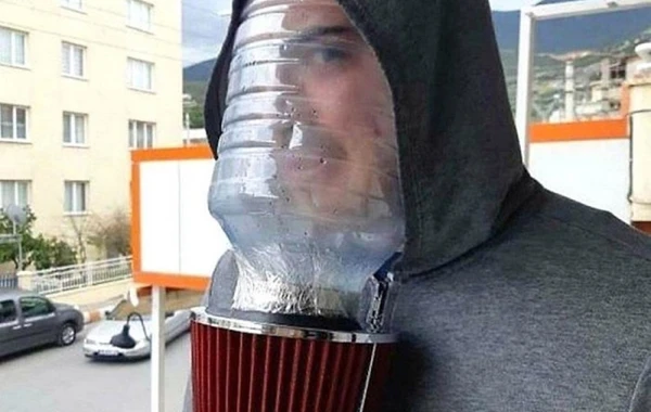 Koronavirusdan qorunmaq üçün görün nələrə əl atırlar - FOTO
