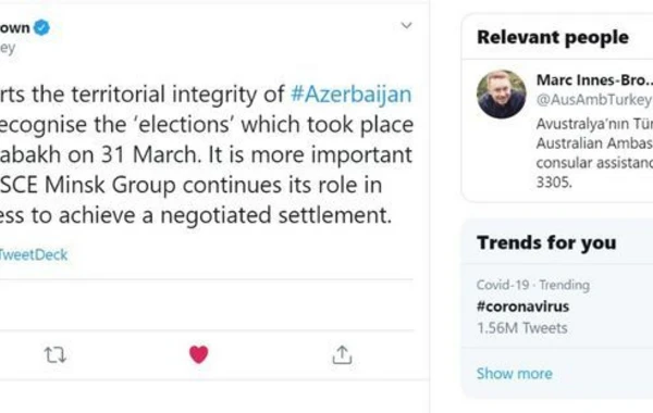 Американский музыкант Серж Танкян поддержал призыв азербайджанской общины Нагорного Карабаха